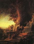 REMBRANDT Harmenszoon van Rijn The Risen Christ Appearing to Mary Magdalen st oil painting picture wholesale